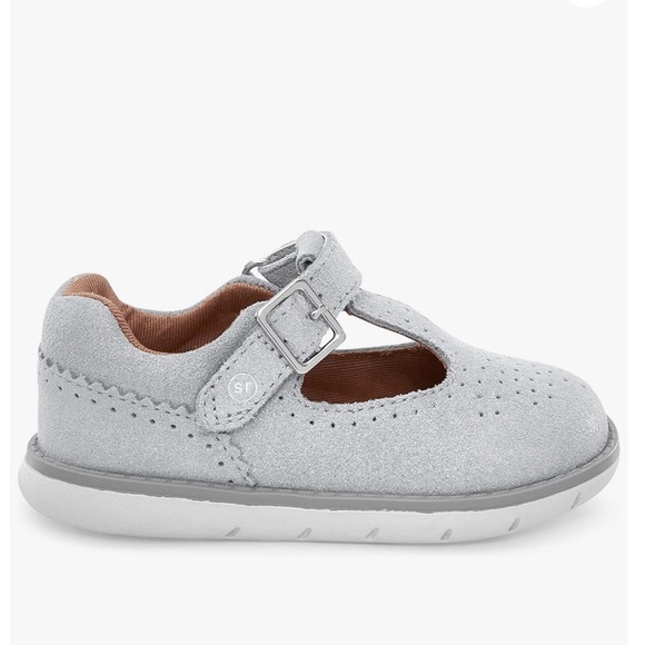 Stride Rite Nell Silver Mary Jane Flat - Picture 14 of 15